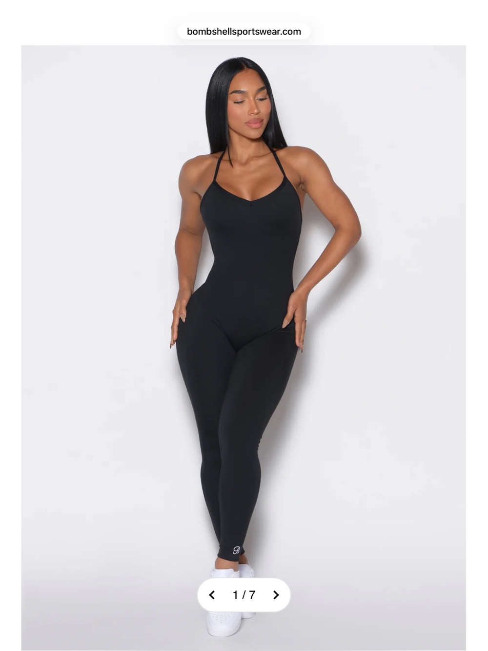 Bombshell sportswear sculpted bodysuit in orange